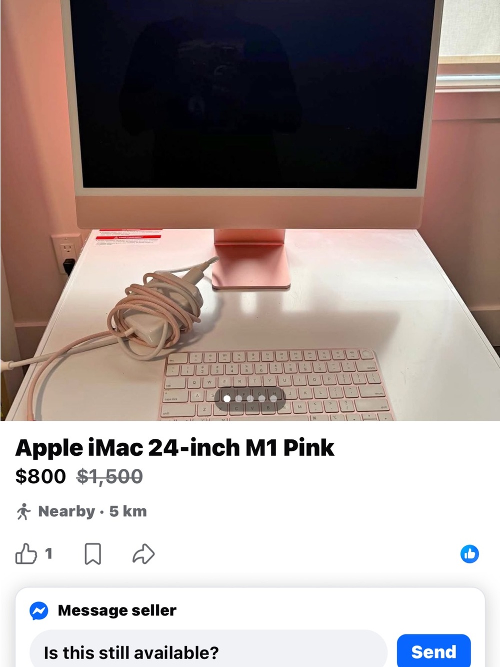 Apple iMac 24-inch Pink 560+SSD
